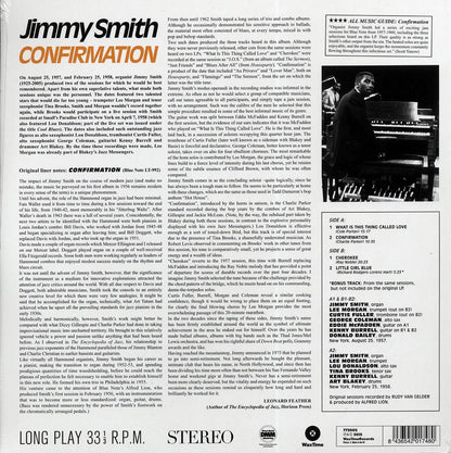 Jimmy Smith - Confirmation [New Vinyl Record LP]