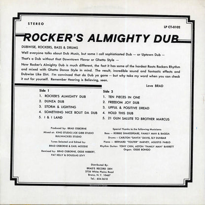 King Tubby - Rockers Almighty Dub [New] [New Vinyl]