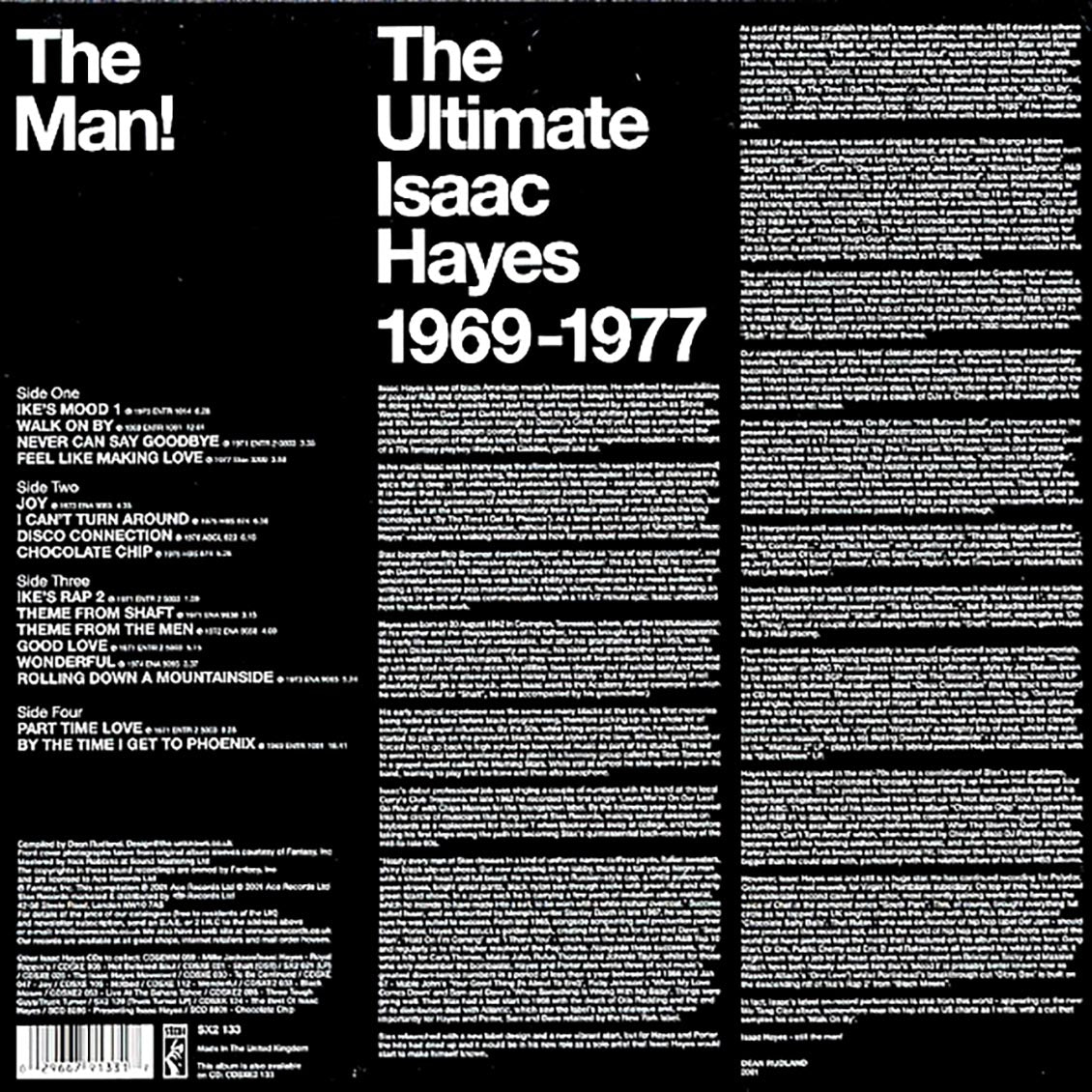 Isaac Hayes - The Man: The Ultimate Isaac Hayes 1969-1977 (2xLP) [New Vinyl Record LP]