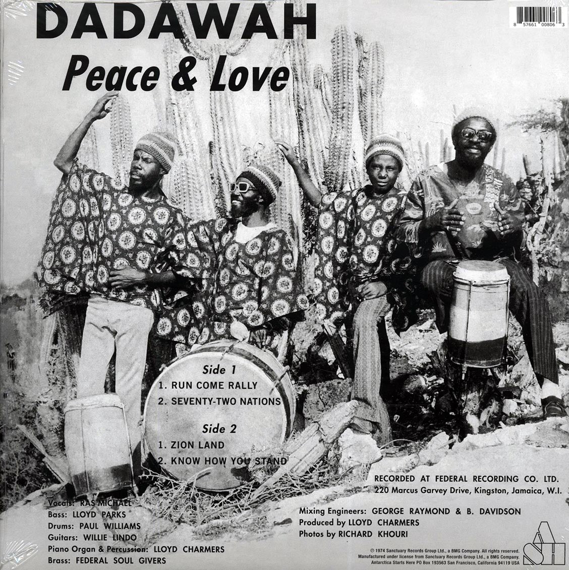 Ras Michael (Dadawah) - Peace & Love [New Vinyl Record LP]