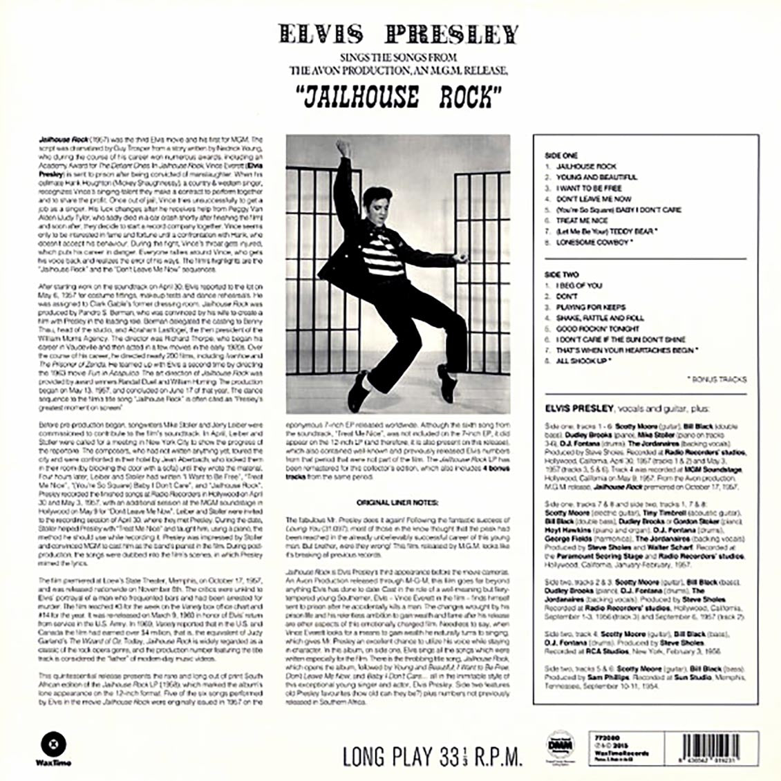 Elvis Presley - Jailhouse Rock (DMM) (ltd. ed.) (180g) (High-Def VV) [New Vinyl Record LP]
