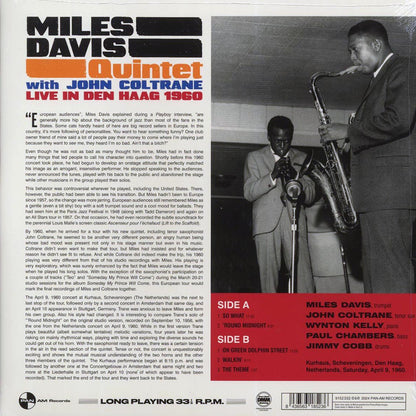 Miles Davis Quintet, John Coltrane - Live in Den Haag 1960 (ltd. ed.) (180g) [New Vinyl Record LP]