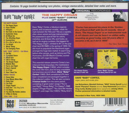 Dave Baby Cortez - The Happy Organ + Dave Baby Cortez (3 albums on 2 CDs) (31 tracks) (incl. 16-page booklet) (24-bit mastering) (remastered) [New CD]