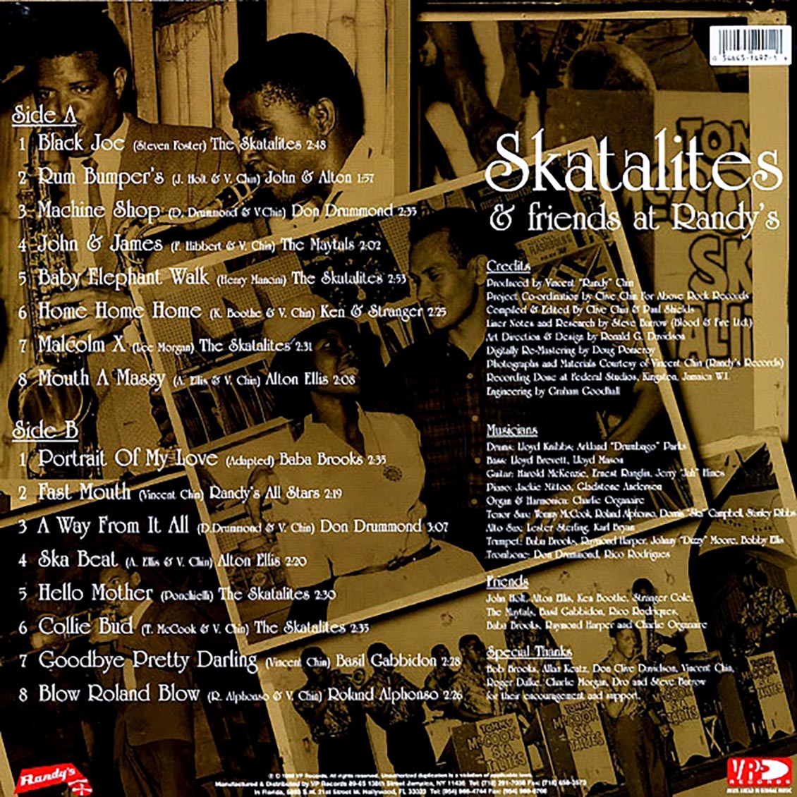 The Skatalites - The Skatalites & Friends At Randy's [New Vinyl Record LP]