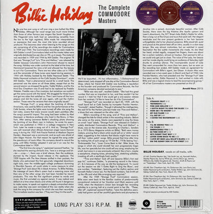 Billie Holiday - The Complete Commodore Masters (ltd. ed.) (180g) [New Vinyl Record LP]