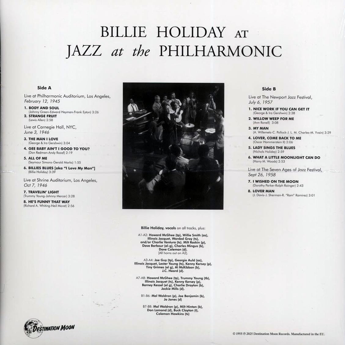 Billie Holiday - At Jazz At The Philharmonic (ltd. 500 copies made) (clear vinyl) [New Vinyl Record LP]