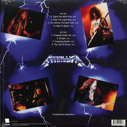Metallica - Ride The Lightning (ltd. ed.) (180g) (blue vinyl) (remastered) [New Vinyl Record LP]