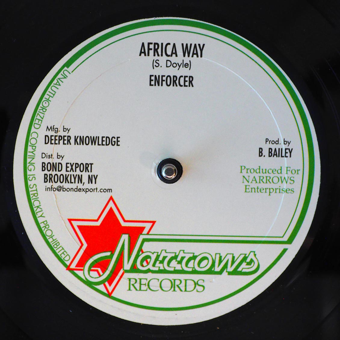 Enforcer - Pension;  Version  /  Enforcer - Africa Way; Version [New Vinyl 10"]