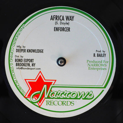 Enforcer - Pension;  Version  /  Enforcer - Africa Way; Version [New Vinyl 10"]