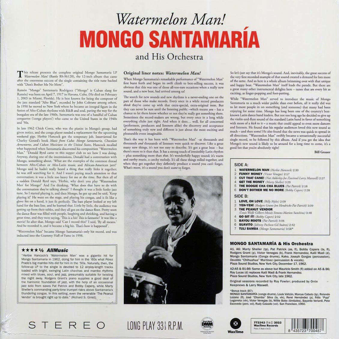Mongo Santamaria - Watermelon Man! (+bonus track) (ltd. ed.) (180g) [New Vinyl Record LP]