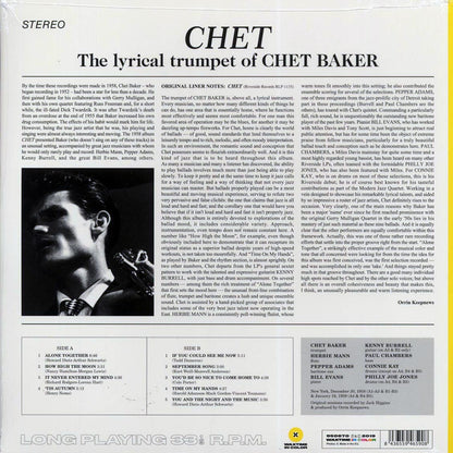 Chet Baker - Chet (ltd. ed.) (180g) (yellow vinyl) [New Vinyl Record LP]