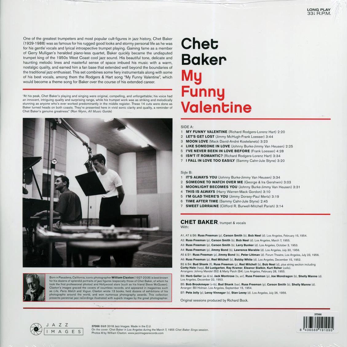 Chet Baker - My Funny Valentine (ltd. ed.) (180g) [New Vinyl Record LP]
