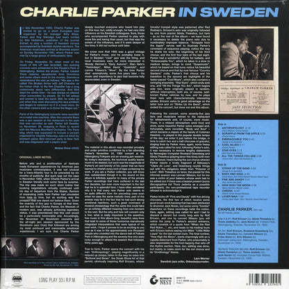Charlie Parker - In Sweden (+2 bonus tracks) (ltd. ed.) (180g) (blue vinyl) [New Vinyl Record LP]