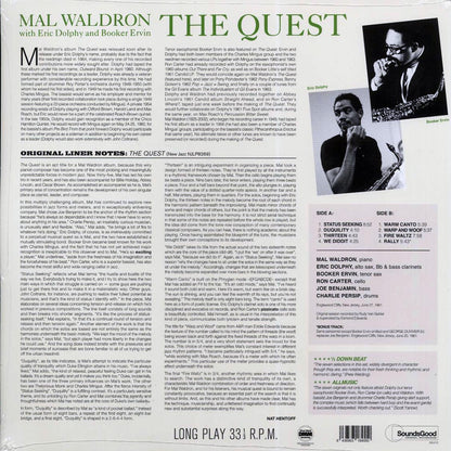 Mal Waldron, Eric Dolphy, Booker Ervin - The Quest (+bonus track) (180g) [New Vinyl Record LP]