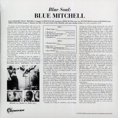 Blue Mitchell Sextet - Blue Soul (ltd. 500 copies made) (clear vinyl) [New Vinyl Record LP]