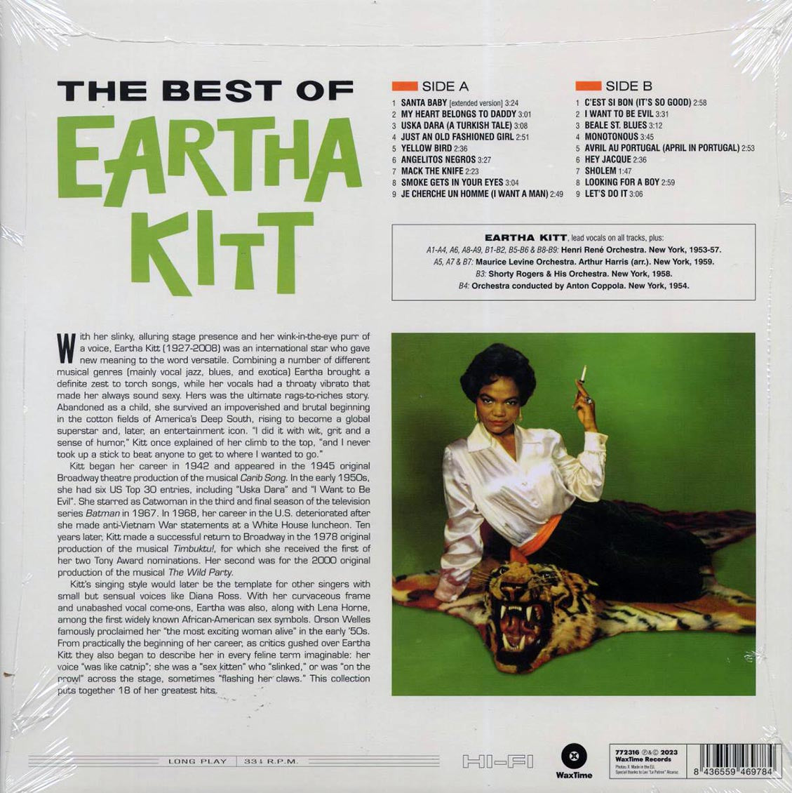Eartha Kitt - The Best Of (180g) [New Vinyl Record LP]