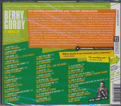Berry Gordy - It Moves Me: The 1959-1962 Tamla, Motown, Miracle, Gordy And Mel-o-dy Sides [New CD]