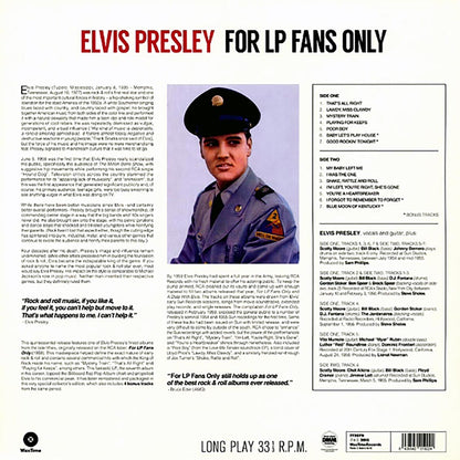 Elvis Presley - For LP Fans Only [New Vinyl Record LP]