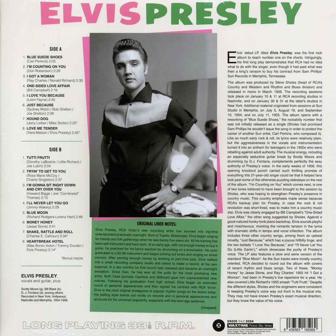 Elvis Presley - Elvis Presley (die-cut jacket) (+4 bonus tracks) (180g) (picture disc) [New Vinyl Record LP]