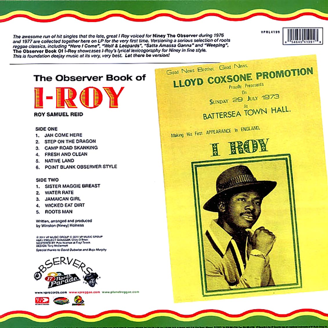 I Roy - The Observer Book Of I Roy [New]