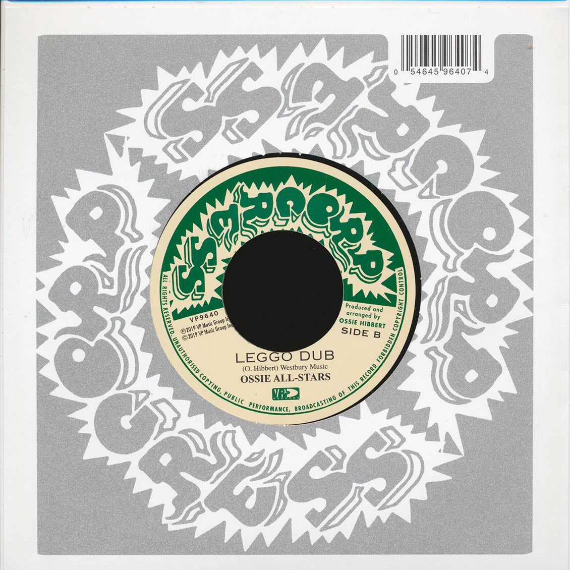 Gregory Isaacs - Storm  /  Ossie All-Stars - Leggo Dub [New Vinyl Record 7" Single]