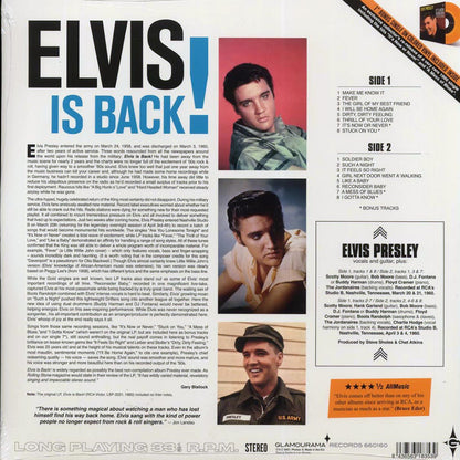 Elvis Presley - Elvis Is Back! (+4 bonus tracks) (180g) (incl. 7") [New Vinyl Record LP]