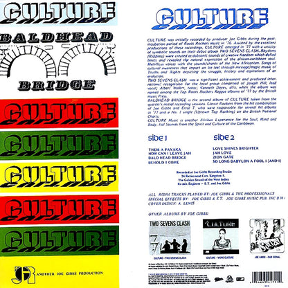 Culture - Baldhead Bridge [New Vinyl Record LP]