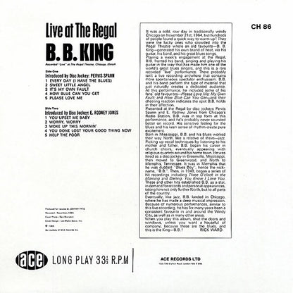 BB King - Live At The Regal [New Vinyl Record LP]