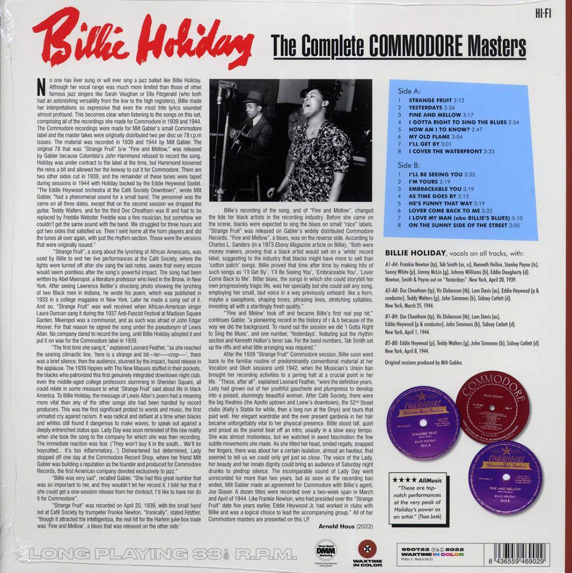 Billie Holiday - The Complete Commodore Masters (ltd. ed.) (180g) (brown vinyl) [New Vinyl Record LP]