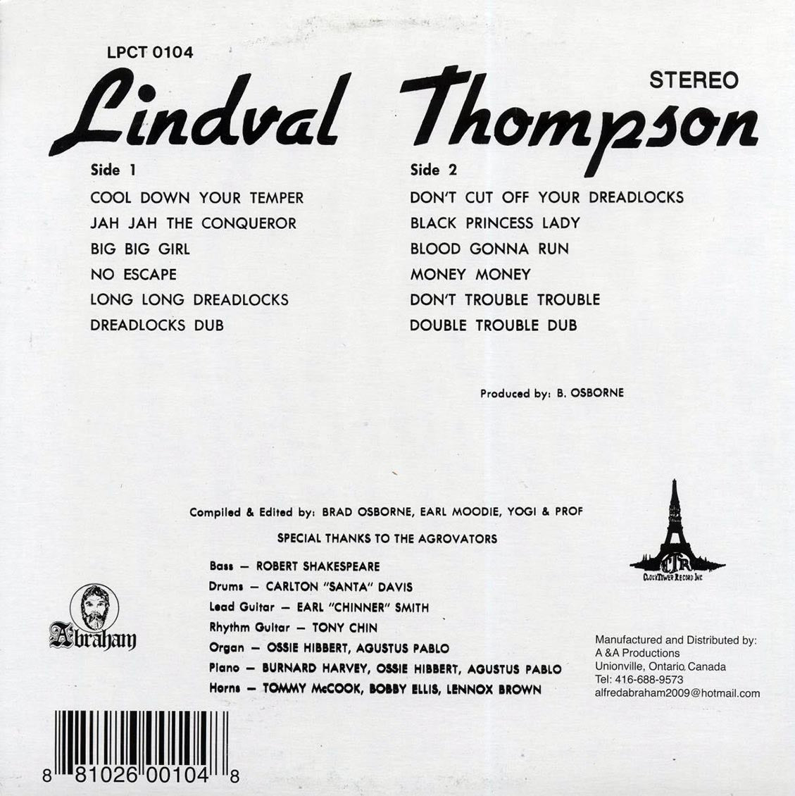 Linval Thompson - Cool Down [New] [New Vinyl]