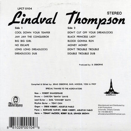Linval Thompson - Cool Down [New] [New Vinyl]