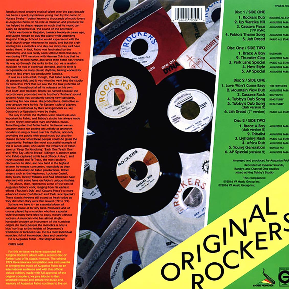 Augustus Pablo - Original Rockers (2xLP) [New Vinyl Record LP]