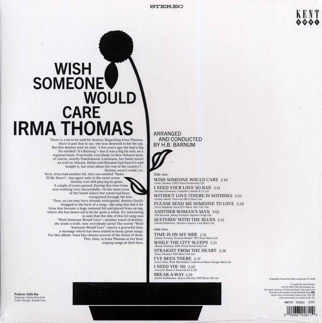 Irma Thomas - Wish Someone Would Care (180g) [New Vinyl Record LP]