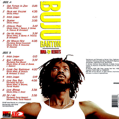 Buju Banton - Inna Heights [New Vinyl Record LP]