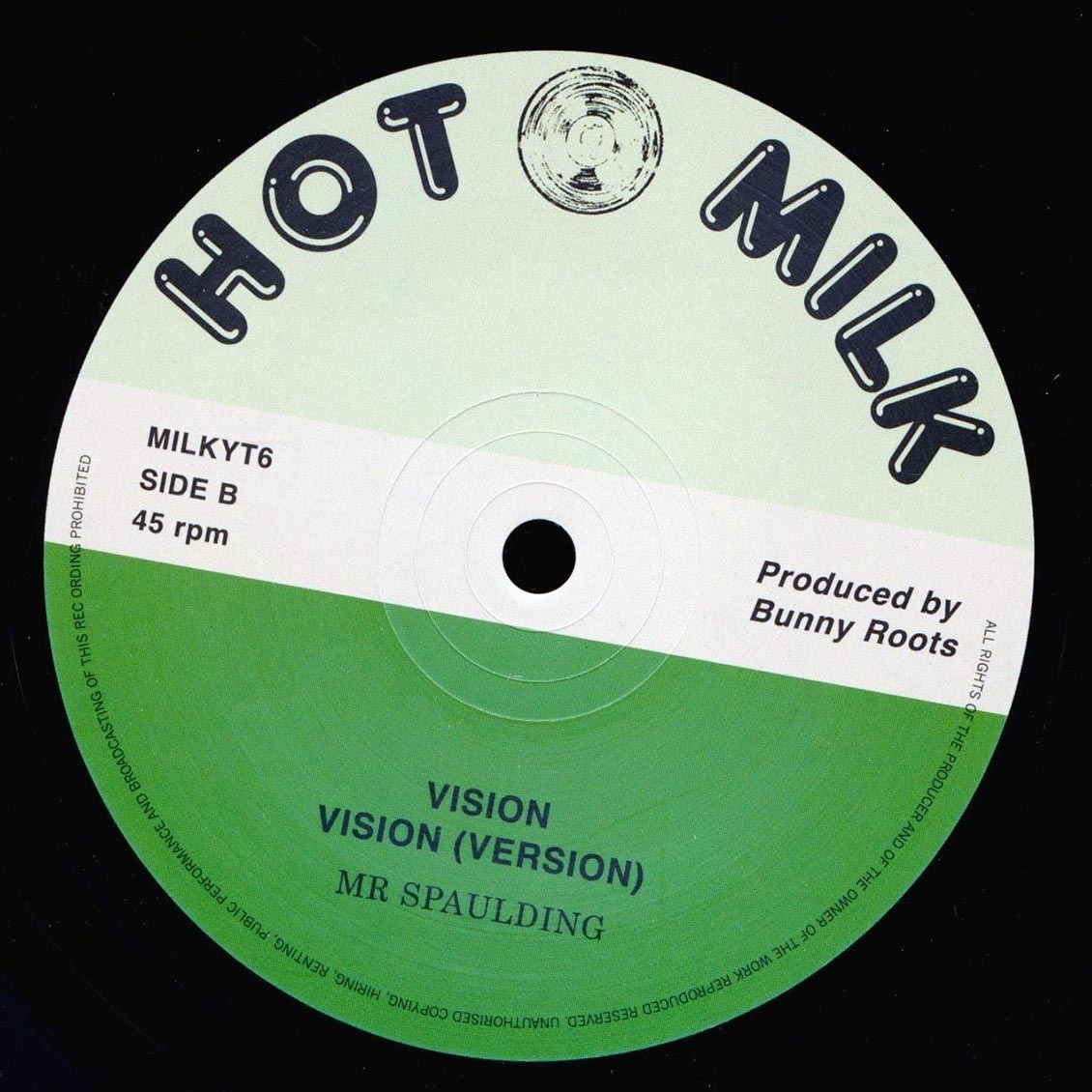 Mr. Spaulding - Sweet Lady; Roots Radics - Version  /  Mr. Spaulding - Vision; Roots Radics - Version [New Vinyl Record 12" Single]