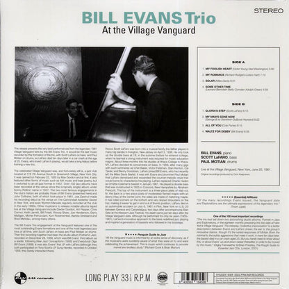 Bill Evans Trio - At The Village Vanguard (ltd. ed.) (180g) [New Vinyl Record LP]