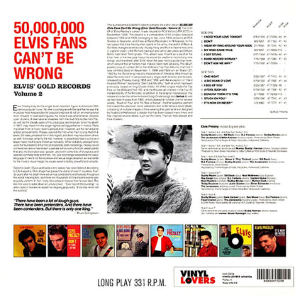 Elvis Presley - 50,000,000 Elvis Fans Can't Be Wrong: Elvis' Gold Records Volume 2 (180g) [New Vinyl Record LP]
