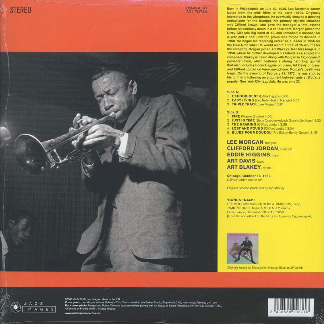 Lee Morgan - Expoobident (+bonus track) (ltd. ed.) (180g) [New Vinyl Record LP]