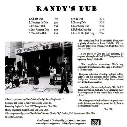 Impact All Stars - Randy's Dub [New] [New Vinyl]