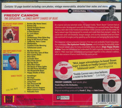 Freddy Cannon - The Explosive! + Sings Happy Shades Of Blue (2 albums on 1 CD) (32 tracks) (incl. 16-page booklet) (24-bit mastering) (remastered) [New CD]