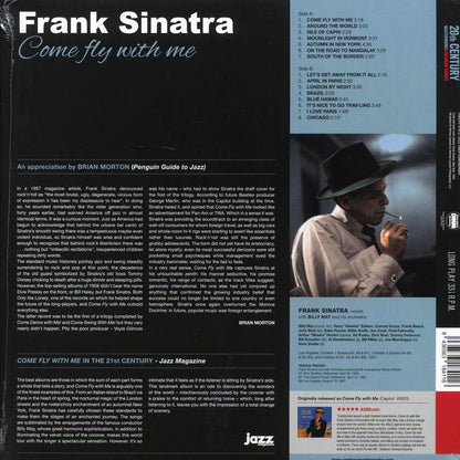 Frank Sinatra - Come Fly With Me (+3 bonus tracks) (180g) (blue vinyl) [New Vinyl Record LP]