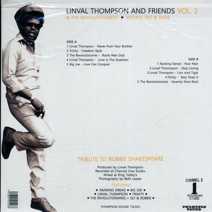 Ranking Dread, Linval Thompson, Trinity, The Revolutionaries, Etc. - Linval Thompson And Friends & The Revolutionaries Volume 2 [New Vinyl Record LP]