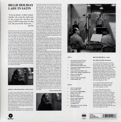 Billie Holiday - Lady In Satin (ltd. ed.) (180g) (remastered) [New Vinyl Record LP]