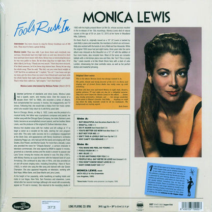 Monica Lewis - Fools Rush In (+2 bonus tracks) (ltd. ed.) (180g) [New Vinyl Record LP]