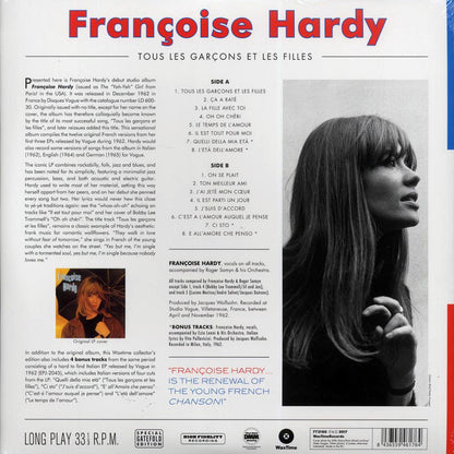 Francoise Hardy - Tous Les Garcons Et Les Filles (+4 bonus tracks) (180g) [B] [New Vinyl Record LP]