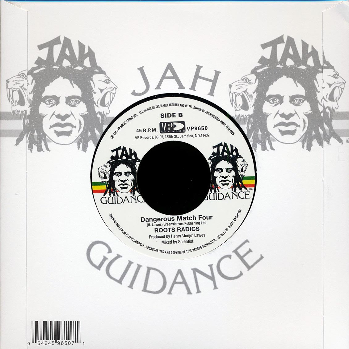 Johnny Osbourne - In Your Eyes  /  Roots Radics - Dangerous Match Four [New Vinyl Record 7" Single]