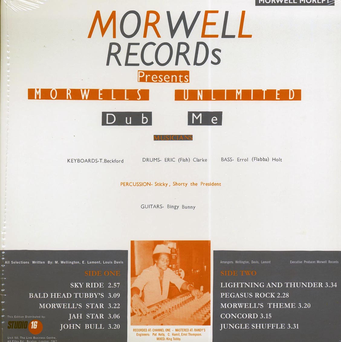 Morwell Unlimited, King Tubby - Dub Me [New Vinyl Record LP]