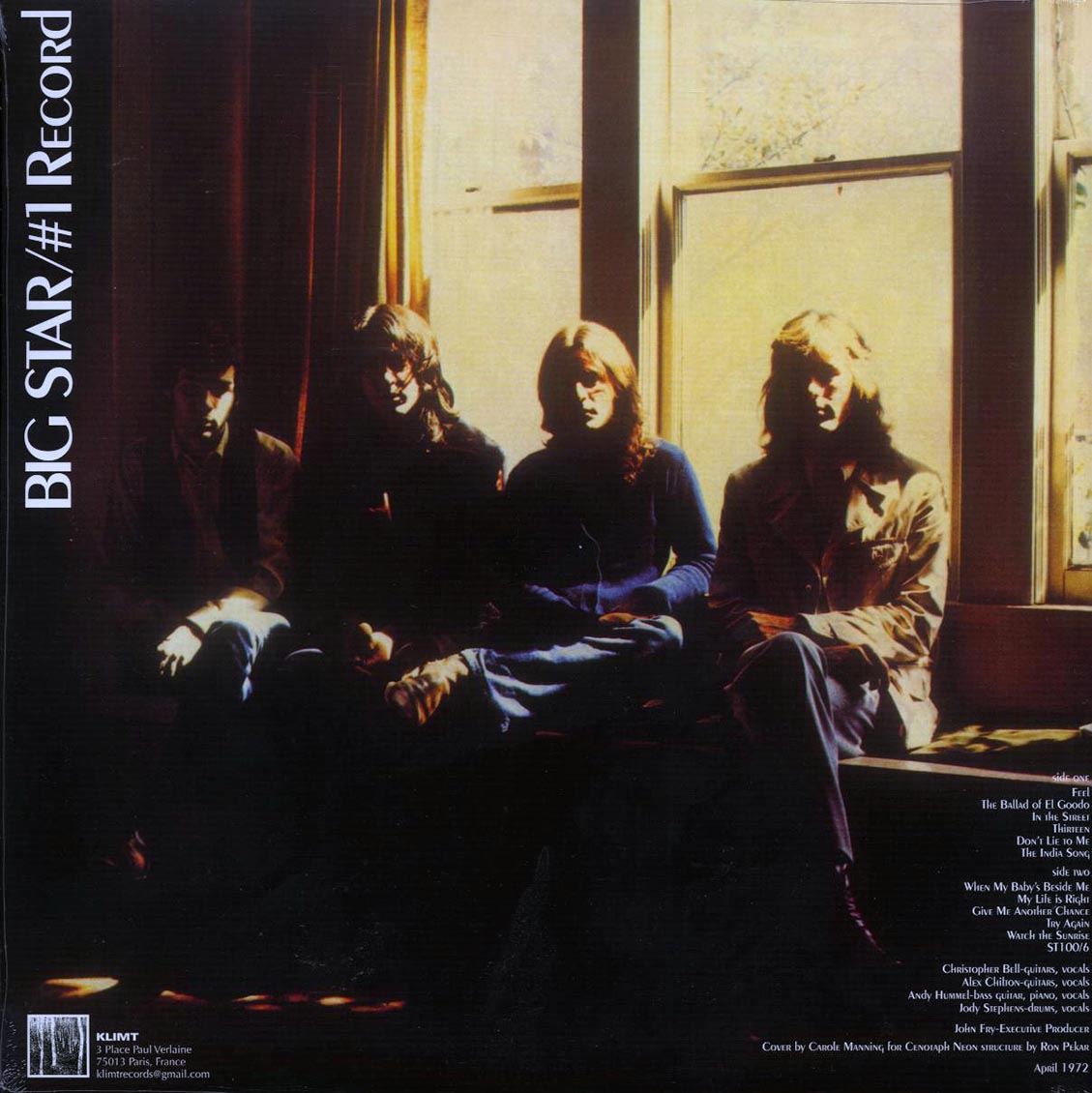 Big Star - #1 Record (blue vinyl) [New Vinyl Record LP]