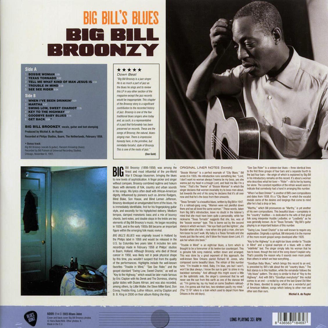 Big Bill Broonzy - Big Bill's Blues (+bonus track) (ltd. ed.) (180g) [New Vinyl Record LP]
