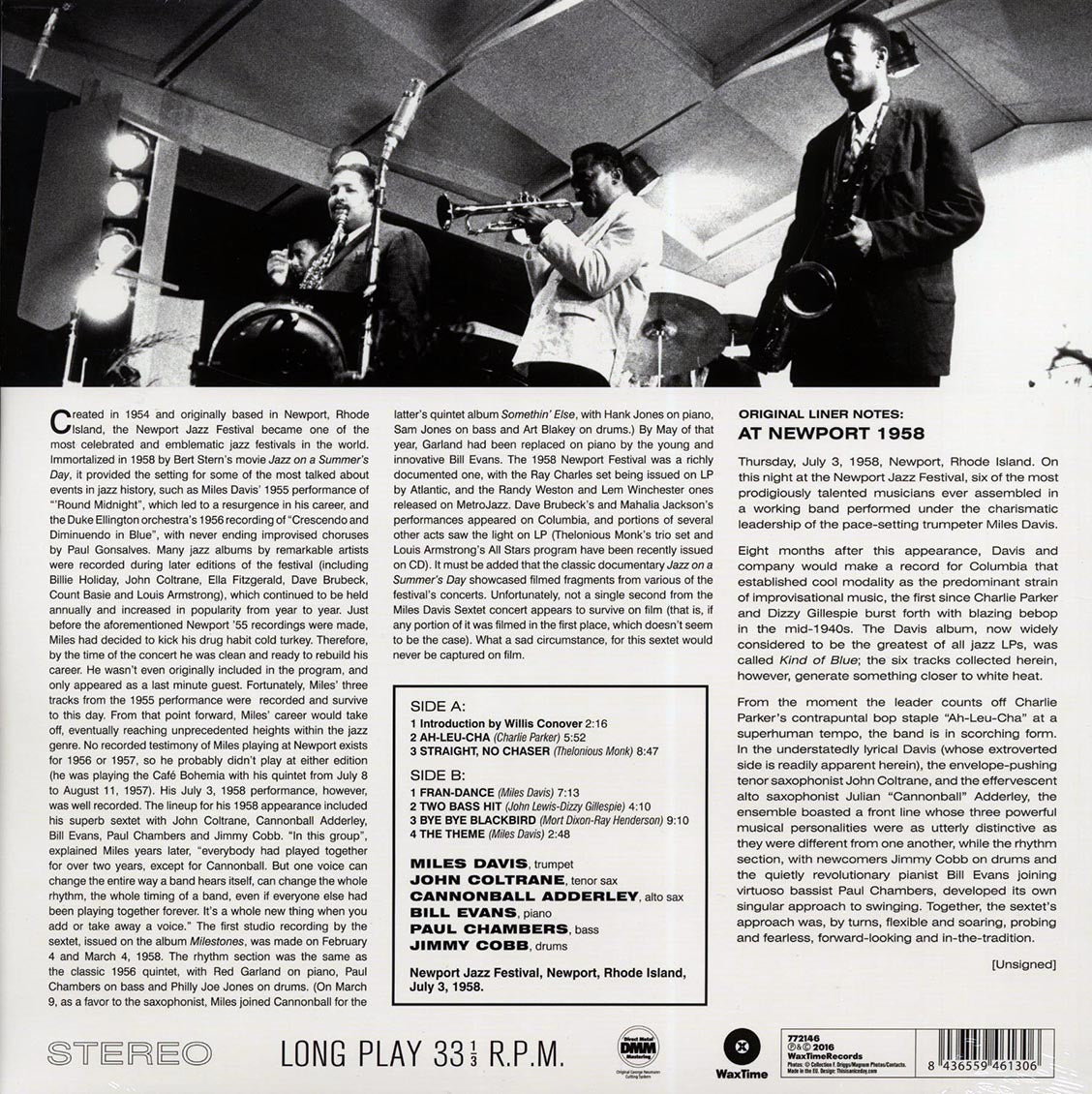 Miles Davis - Sextet At Newport 1958 [New Vinyl Record LP]